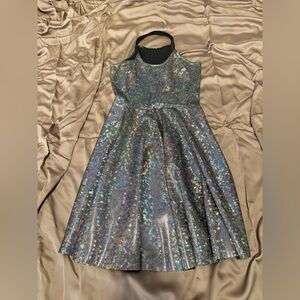 BlackMilk Disco Skater Dress | Reversible Neckline | Size M